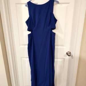 Royal Blue Ralph Lauren Floor-length Dress Size 14